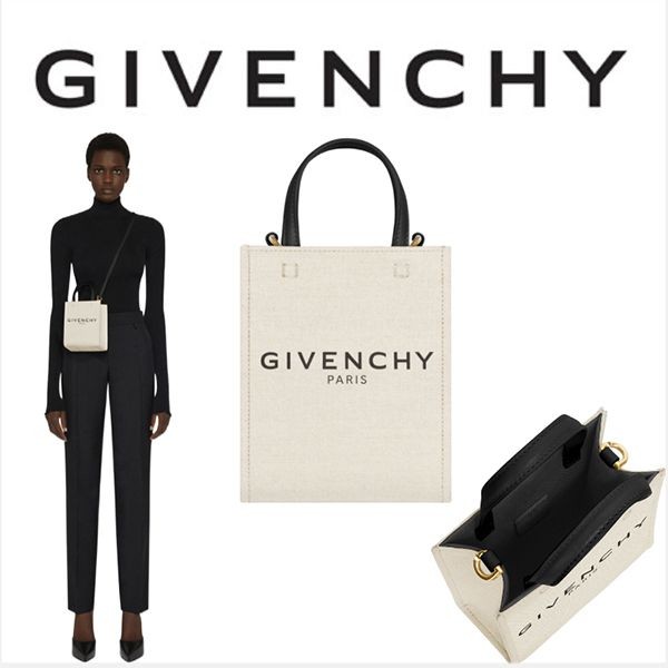 【ジバンシイ GIVENCHY】キャンバス地 ミニモデル トートバッグ BB50R9B1DR-255